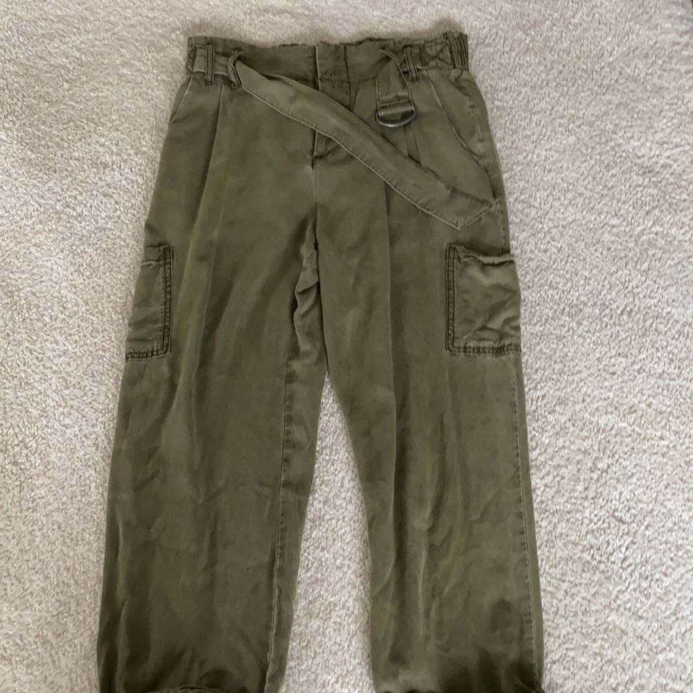 Size 2 Cargo Cuff Green Pant